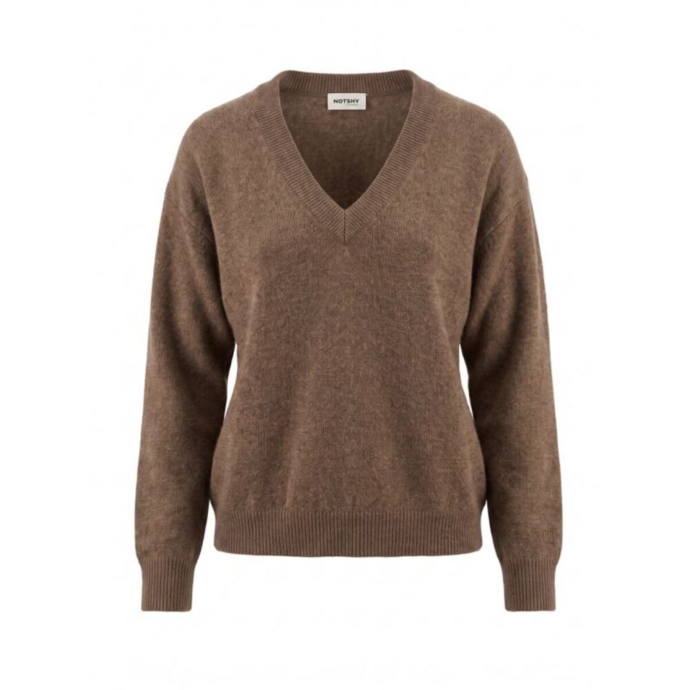 Not Shy Women `Lucien` V Neck Sweater